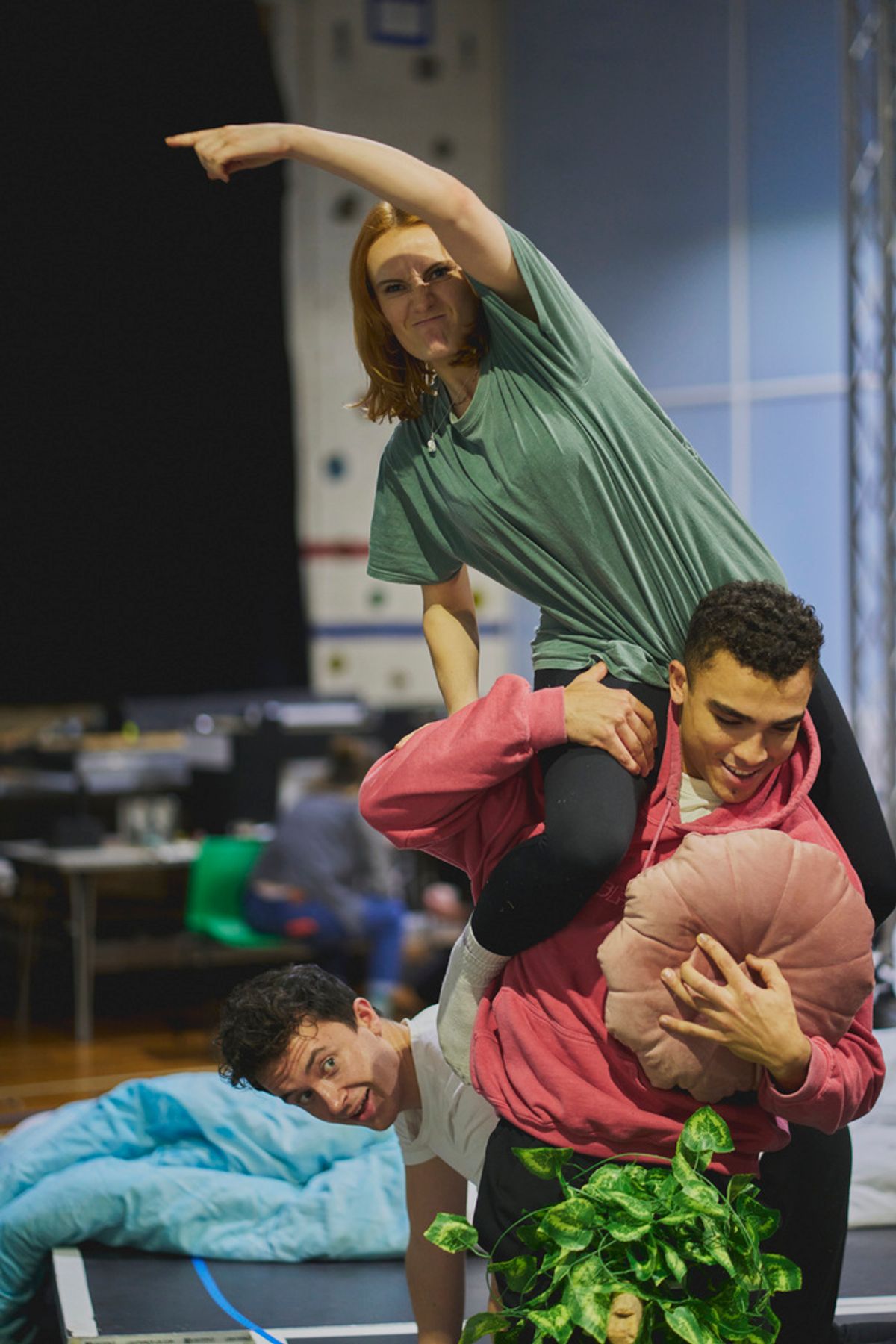 Jonathan Iceton, Amonik Melaco, and Beth Crame  at 