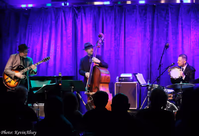 The Daniel Glass Trio: 
Sean Harkness, Michael O'Brien, Daniel Glass Photo