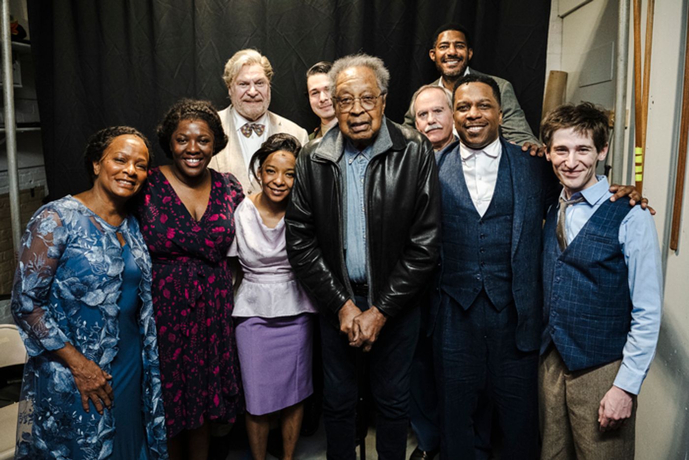 Photos: Dr. Clarence B. Jones Visits PURLIE VICTORIOUS  Image