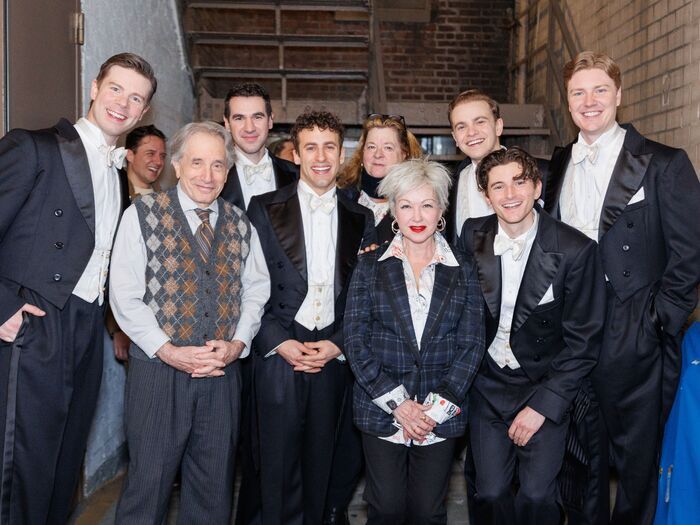 Photos: Cyndi Lauper and Theresa Rebeck Visit HARMONY on Broadway  Image