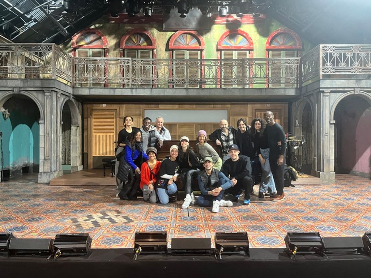 Ana Villafane with the cast of Buena Vista Social Club at 