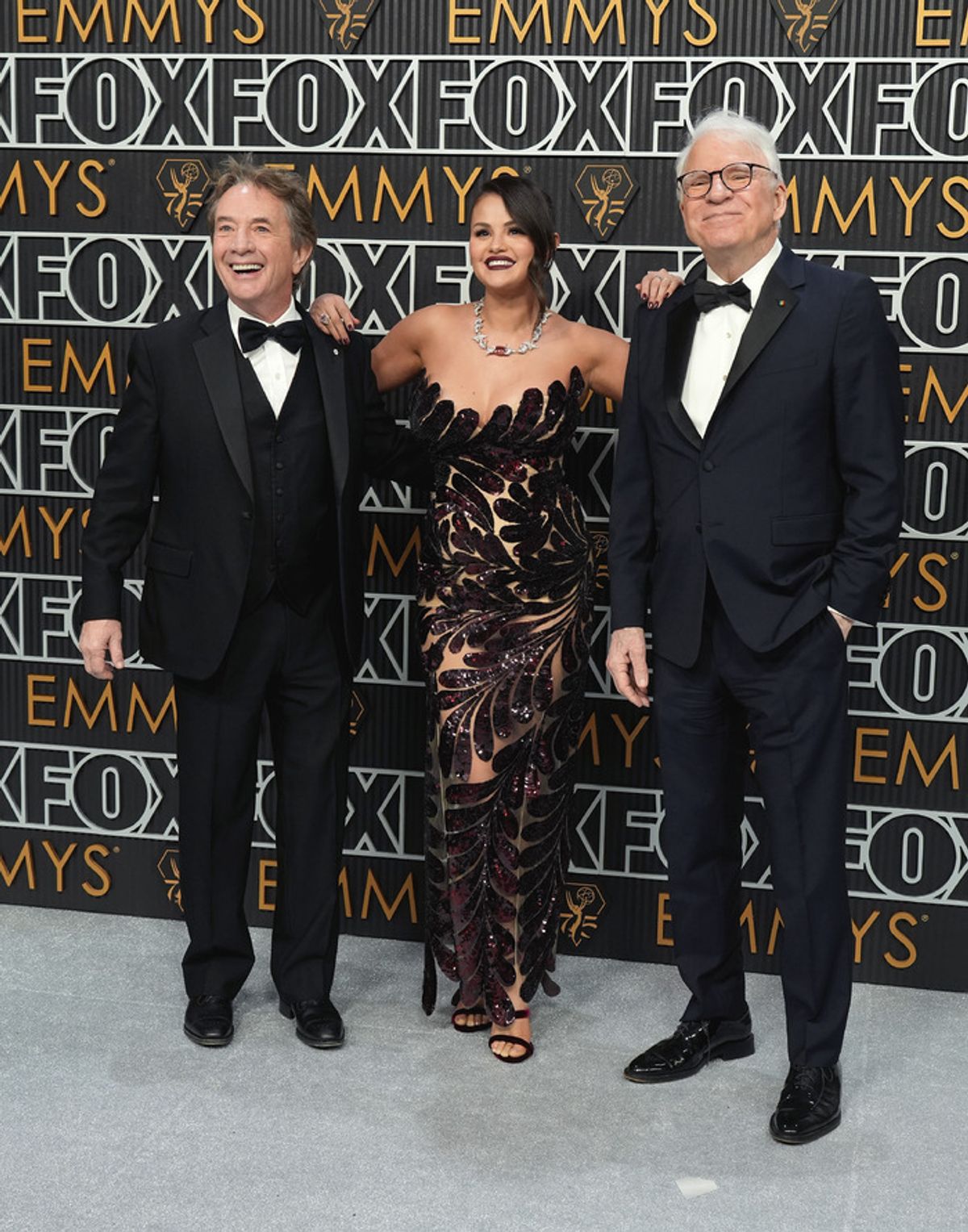 Martin Short, Selena Gomez and Steve Martin at 
