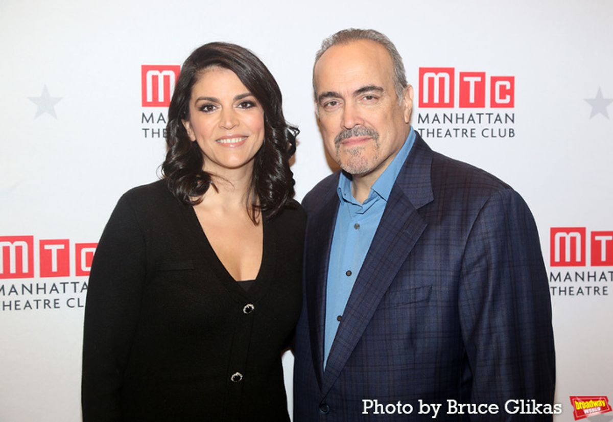 David Zayas and Cecily Strong at 