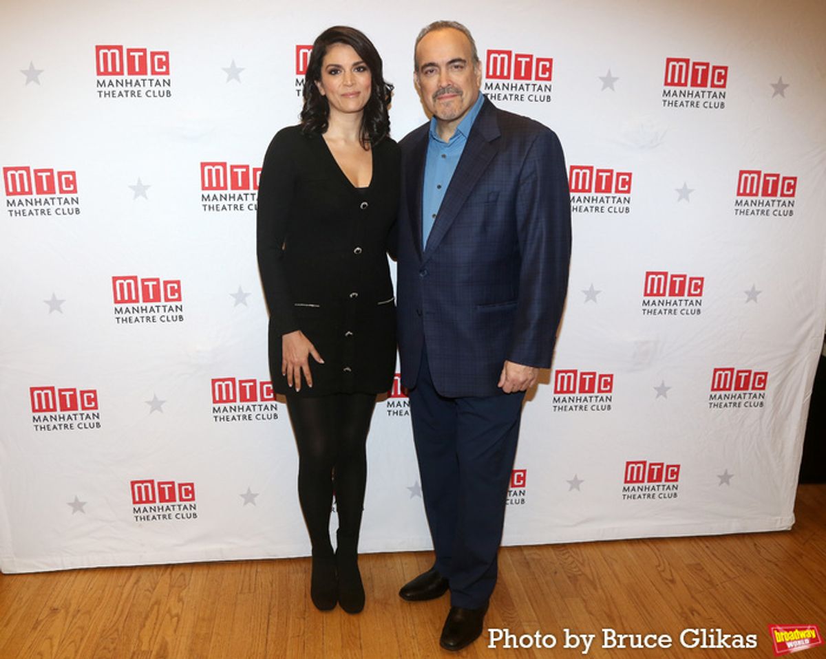 David Zayas and Cecily Strong at 