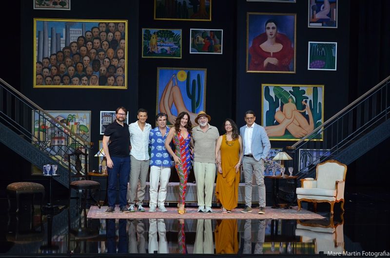 Brazilian Diva Claudia Raia Portrays Iconic Painter TARSILA DO AMARAL in a New Musical  Image