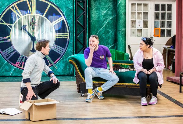 George Kemp, Michael Dylan, Amy Revelle Photo