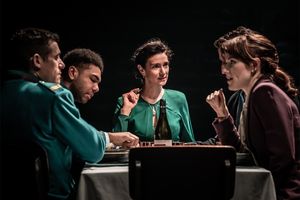 Indira Varma and company Photo