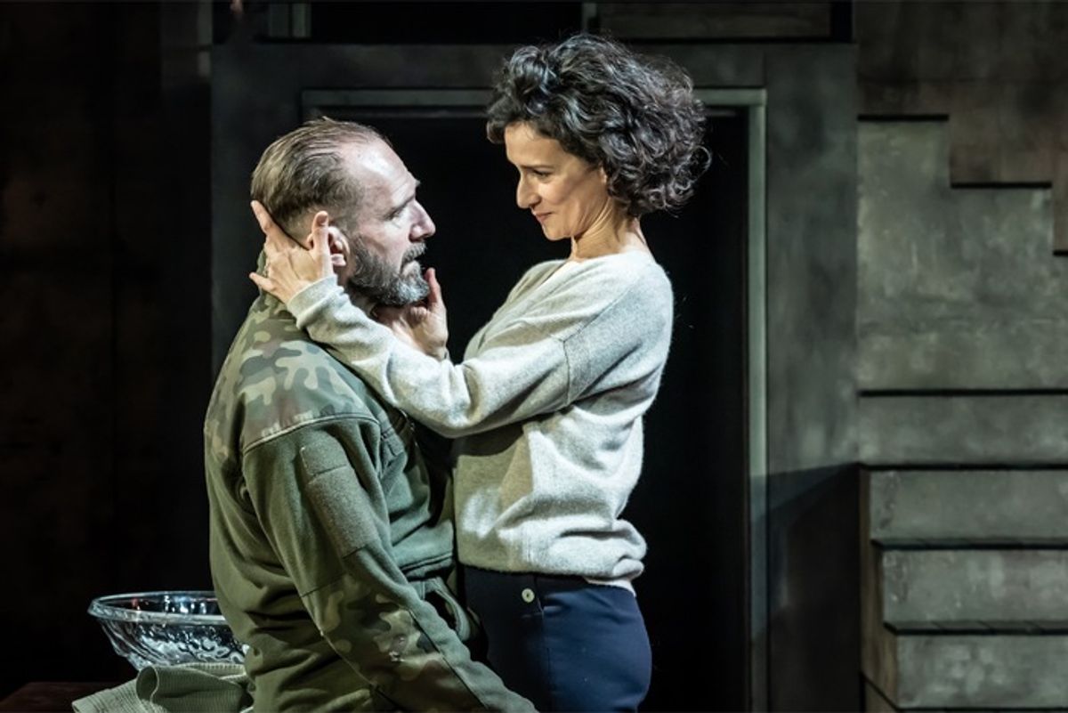 Ralph Fiennes and Indira Varma at 