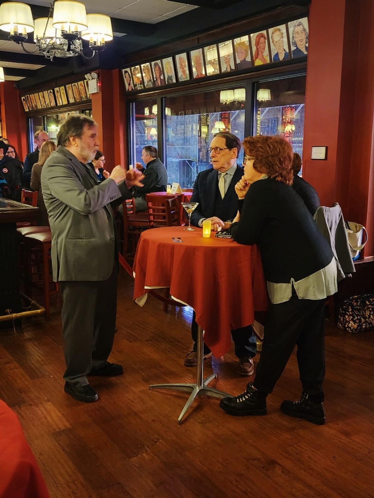 Robert Armin, Peter Mintun, and Klea Blackhurst at 