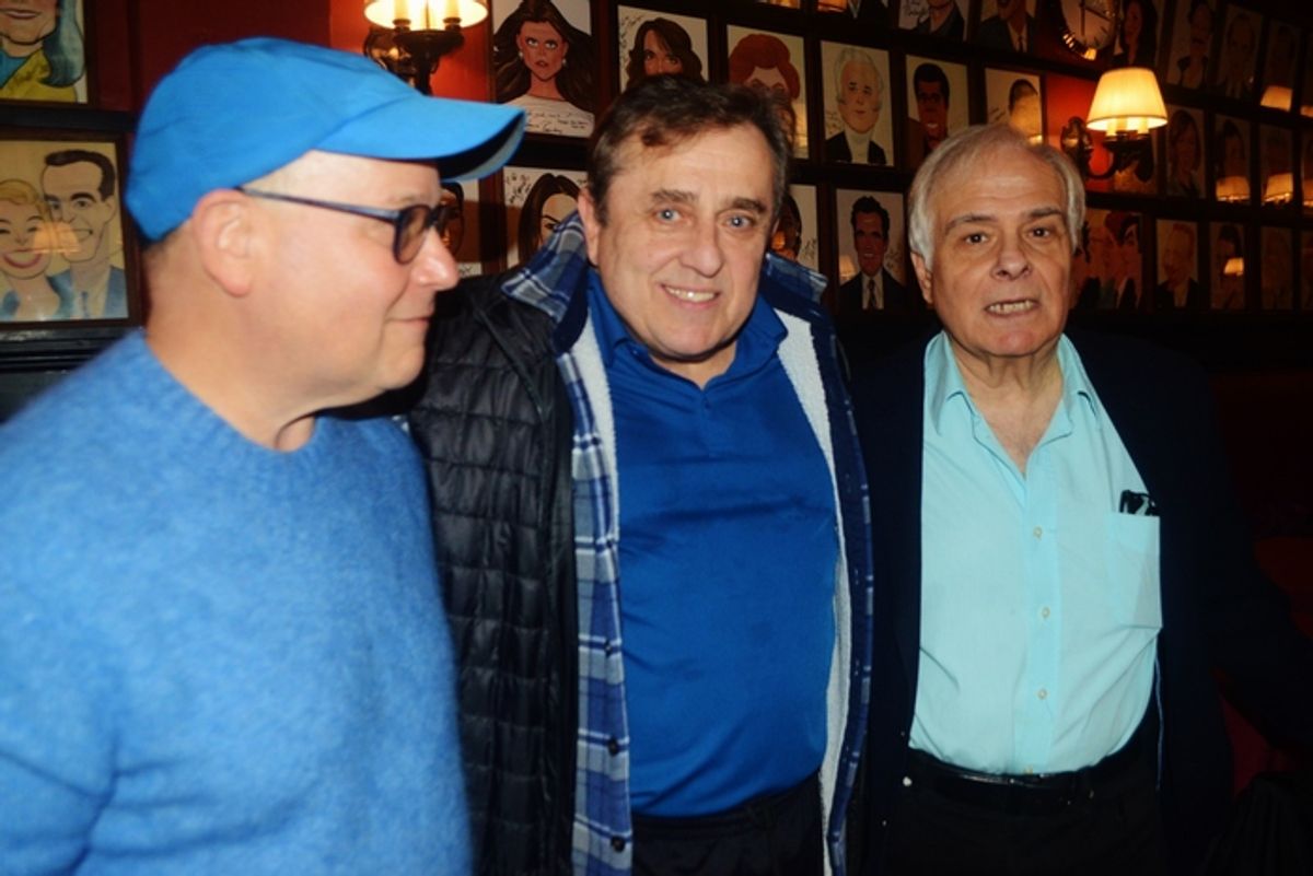 Stephen Cole, Michael McCormick, and Peter Filichia at 