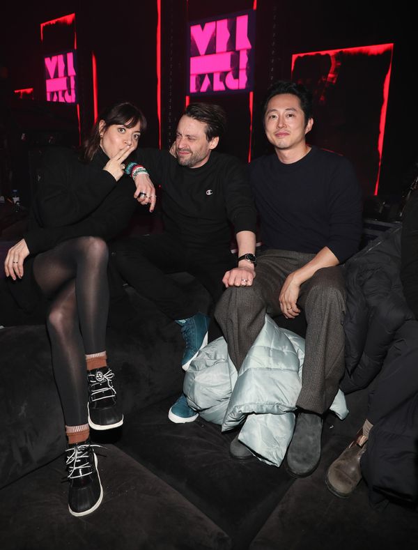 Aubrey Plaza, Kieran Culkin, and Steven Yeun Photo