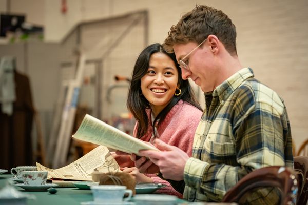Syakira Moeladi (Laurel) and Tom Glenister (Hugh) Photo