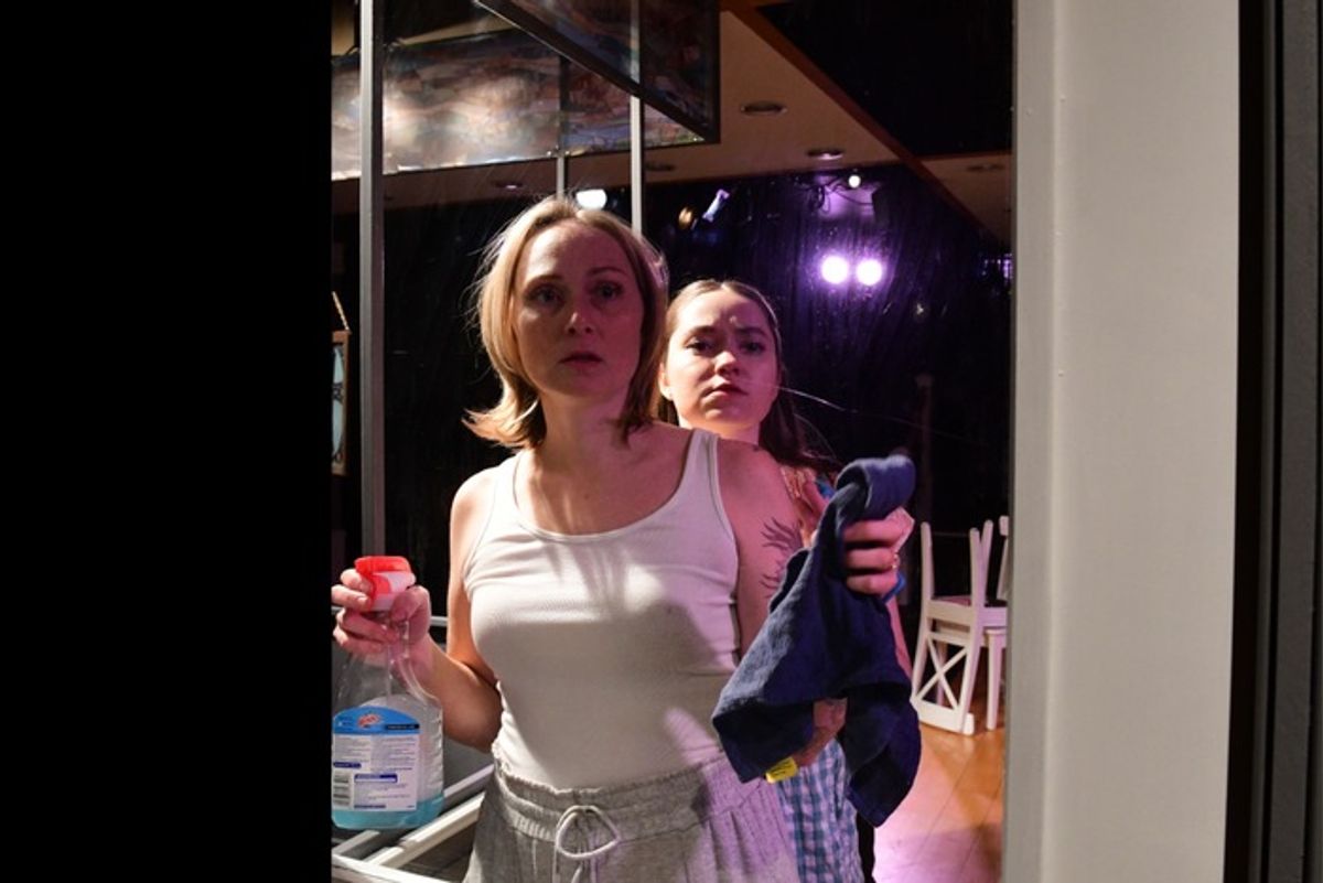 Brittany Burch, Alexandra Chopson at 