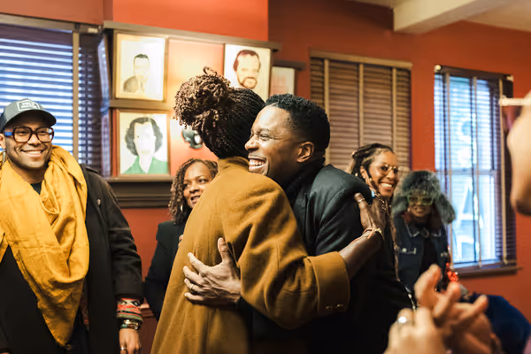 Amber Iman and Leslie Odom, Jr. Photo