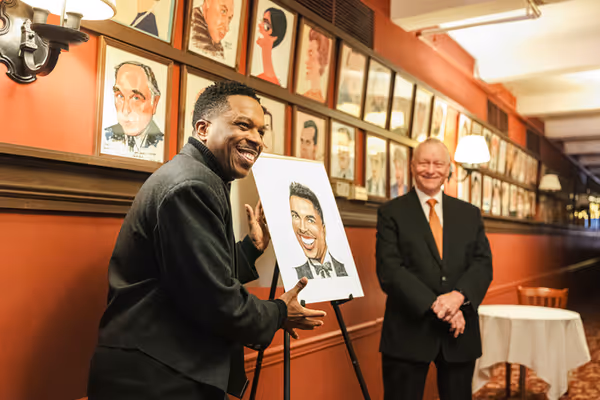 Leslie Odom, Jr. and Max Klimavicius Photo