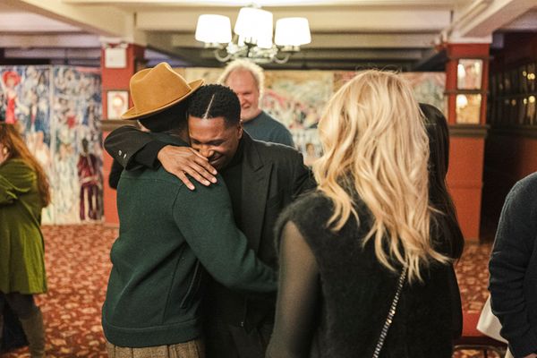 Ephraim Sykes and Leslie Odom, Jr. Photo