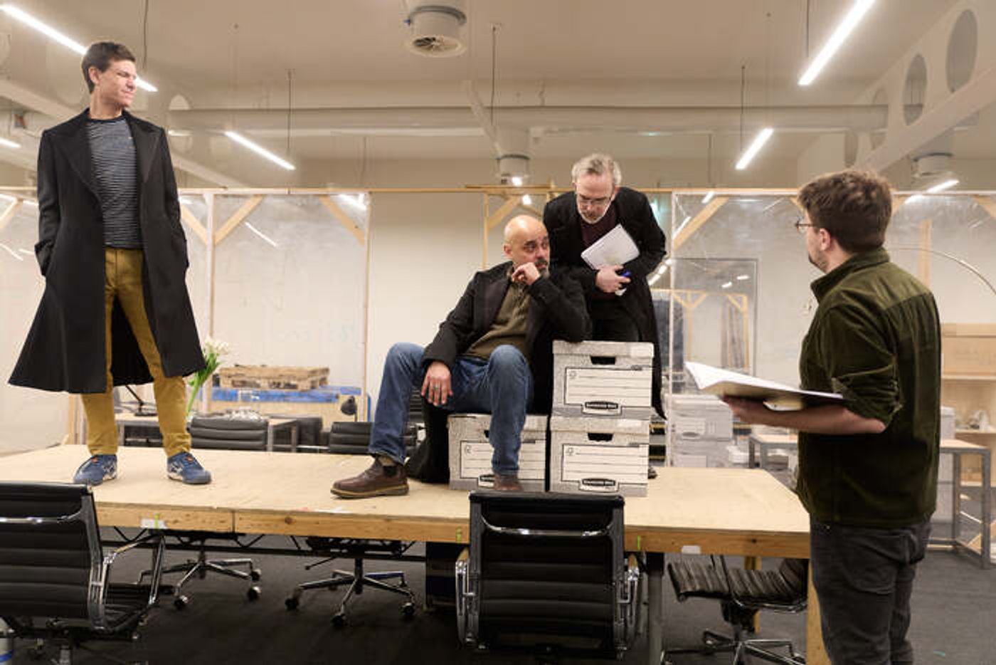 Photos: Go Inside Rehearsal for THE LEHMAN TRILOGY Australian Premiere  Image