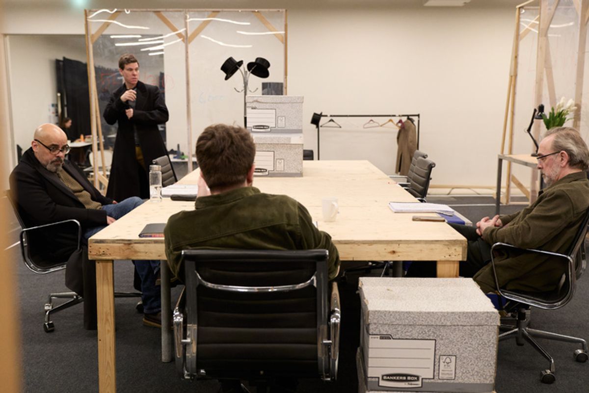 Howard W. Overshown, Aaron Krohn, Adrian Schiller at 