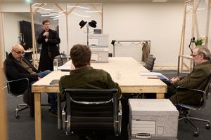 Howard W. Overshown, Aaron Krohn, Adrian Schiller Photo