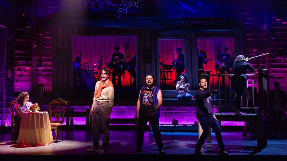 Krystina Alabado, Michael Thomas Grant, Jordan Friend, Gianna Yanelli, Chris Cardozo and Kyra Kennedy at 