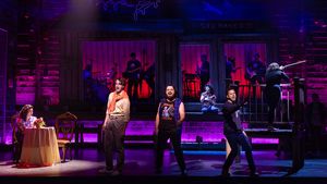 Krystina Alabado, Michael Thomas Grant, Jordan Friend, Gianna Yanelli, Chris Cardozo and Kyra Kennedy @ BroadwayWorld Krystina Alabado, Michael Thomas Grant, Jordan Friend, Gianna Yanelli, Chris Cardozo Photo