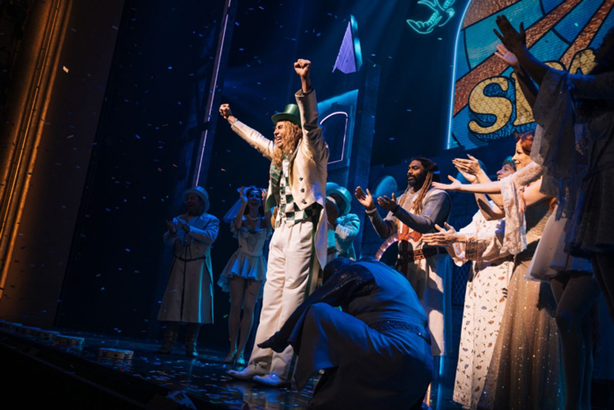 Jonathan Bennett and the cast of SPAMALOT at 
