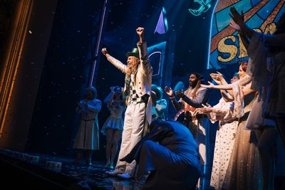 Jonathan Bennett and the cast of SPAMALOT Photo