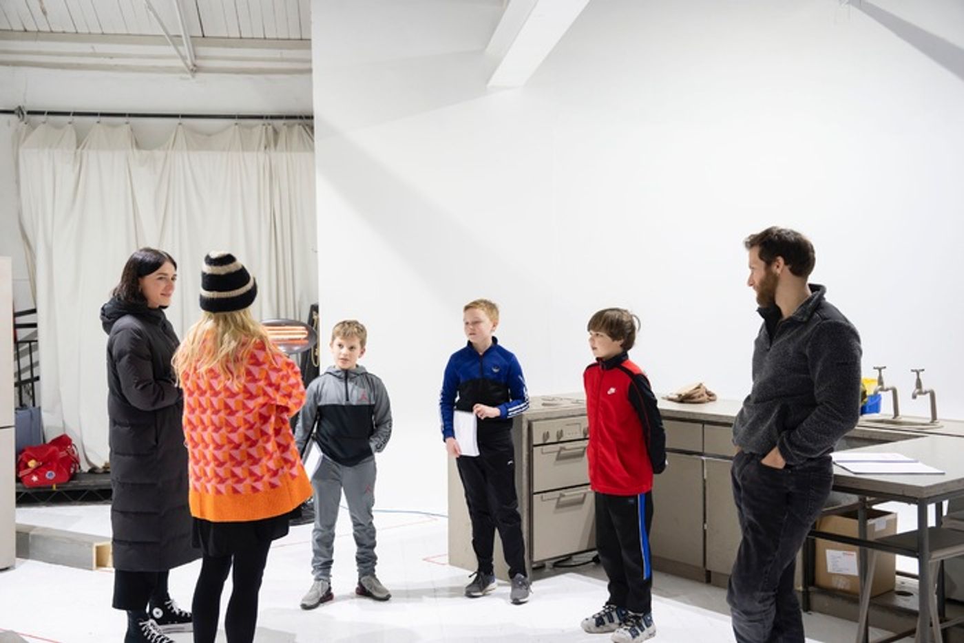 Photos: Inside Rehearsal For the West End Transfer of STANDING AT THE SKY'S EDGE  Image