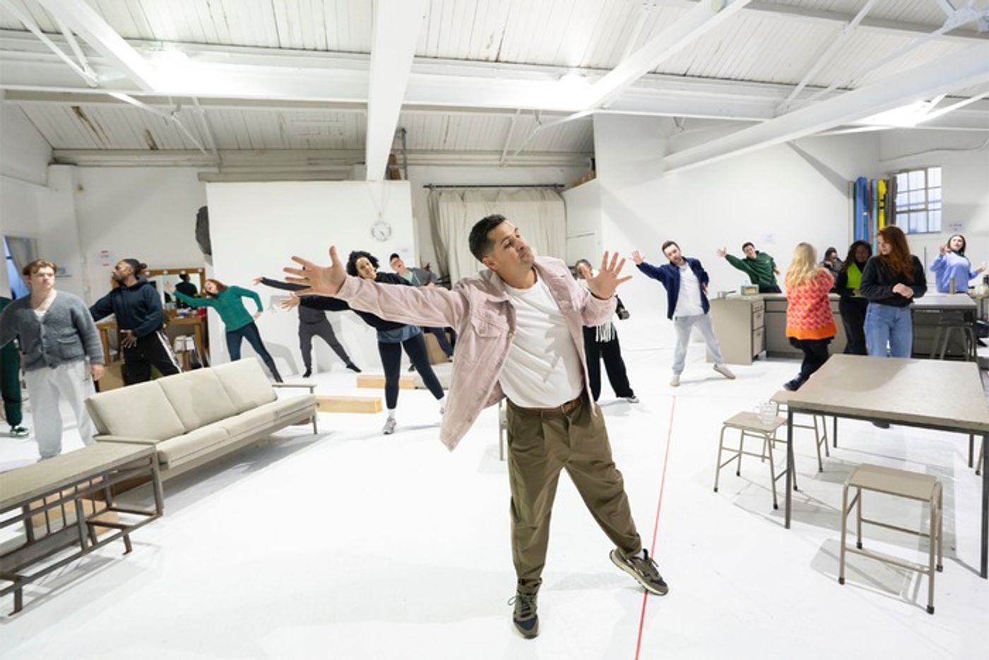 Photos: Inside Rehearsal For the West End Transfer of STANDING AT THE SKY'S EDGE  Image
