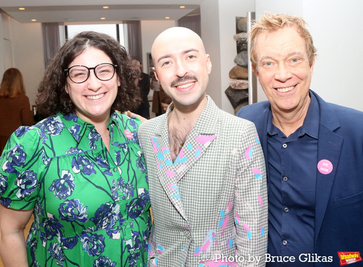 Producer Heather Shields, Rob Madge and Producer Tom Smedes at 