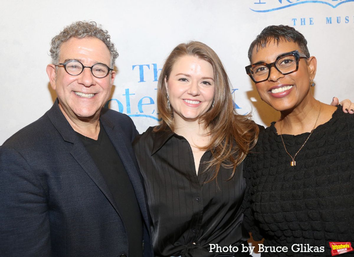 Director Michael Greif, Choreographer Katie Spelman and Director Schele Williams at 