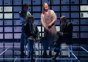 Ben Levi Ross, Scott Bakula, Mylinda Hull, and Michael Winther @ BroadwayWorld Ben Levi Ross, Scott Bakula, Mylinda Hull, and Michael Winther Photo