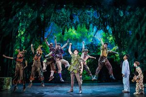Nolan Almeida and the cast of Peter Pan @ BroadwayWorld Nolan Almeida and the cast of Peter Pan Photo