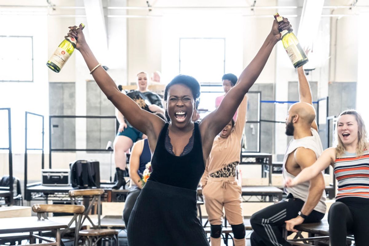 Gloria Onitiri and the West End Cast of Hadestown at 