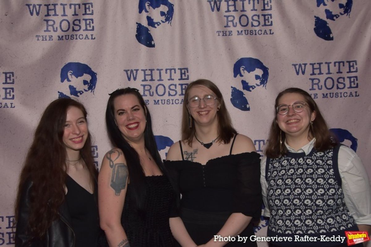 Chiara Pizzirusso (Audio Engineer), Elisabeth Weidner (Sound Design), Brenn Whiting (A2) and Samantha Palumbo (Associate Sound Design) at 