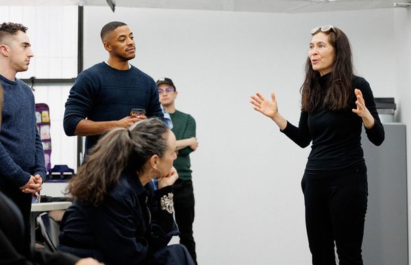 Cody Sloan, Justiin Davis, Lou Williams, Susan Rome and Diane Paulus Photo