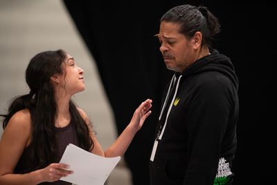 Leslie Sophia Pérez and Eddie Torres  Photo