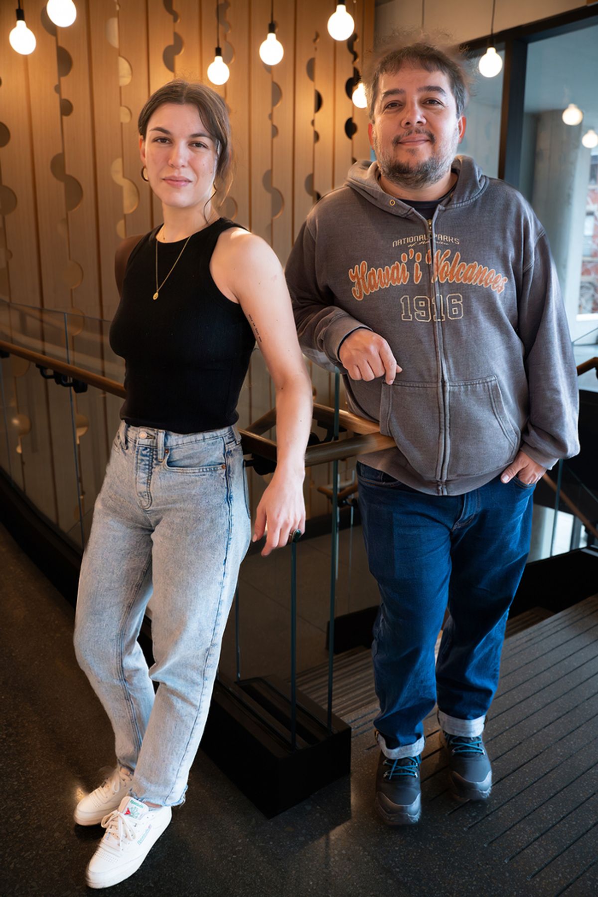 Laura Alcalá Baker and Matthew Paul Olmos at 