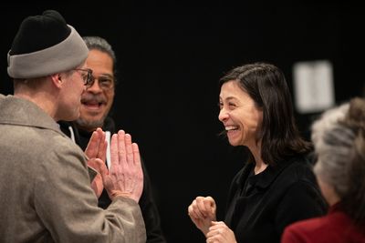 Tim Hopper, Eddie Torres, Charín Álvarez and Isabel Quintero Photo