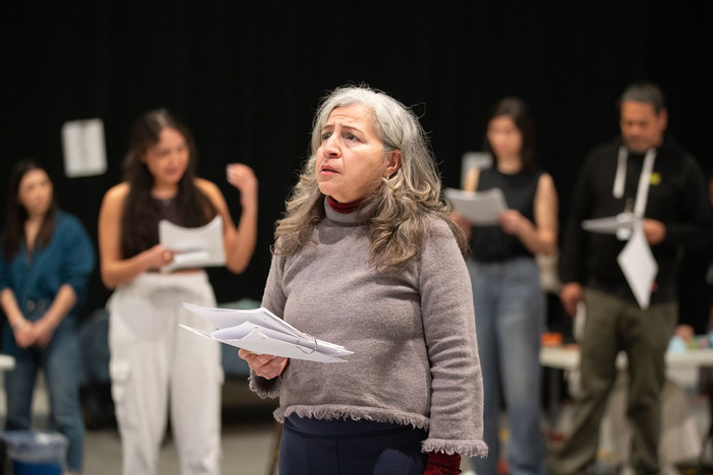 Photos: Go Inside Rehearsals for A HOME WHAT HOWLS (OR THE HOUSE WHAT WAS RAVINE) at Steppenwolf  Image