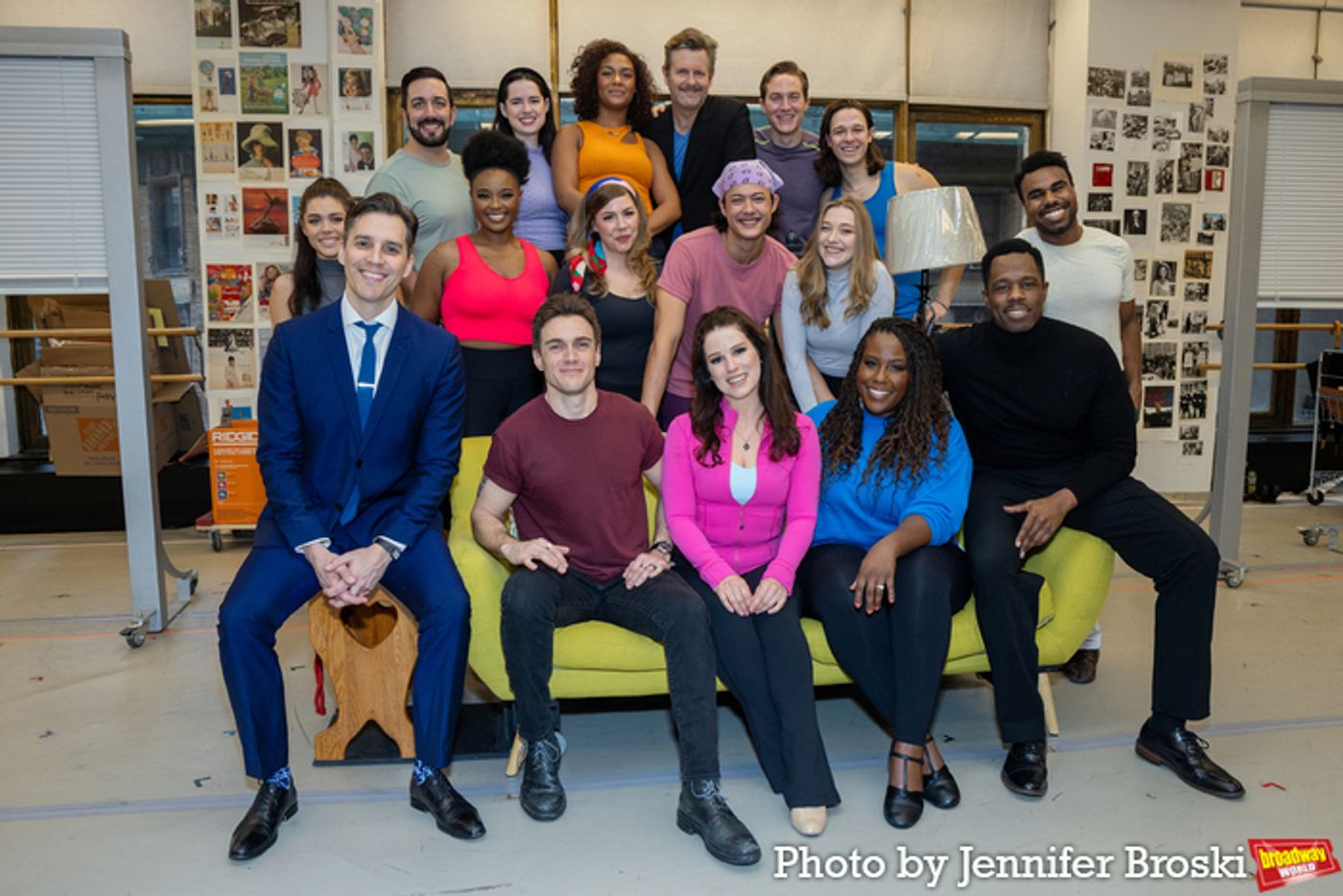 Photos: Go Inside Rehearsals for 60s Musical A SIGN OF THE TIMES  Image