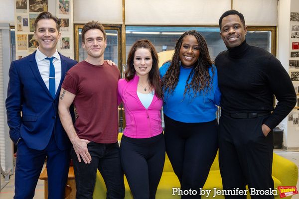 Ryan Silverman, Justin Matthew Sargent, Chilina Kennedy, Crystal Lucas-Perry, Akron L Photo