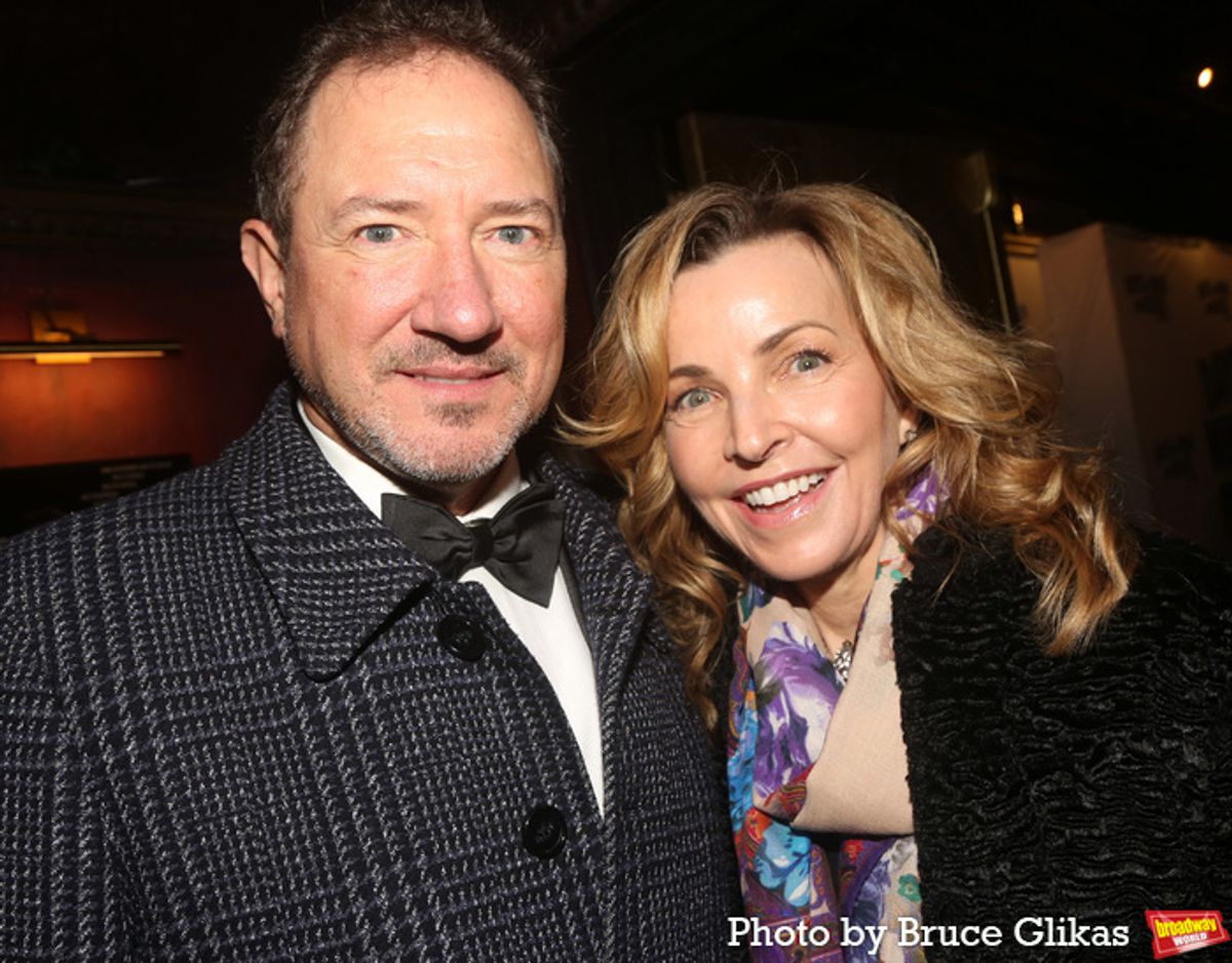 Producer Kevin McCollum and Lynnette Perry McCollum at 