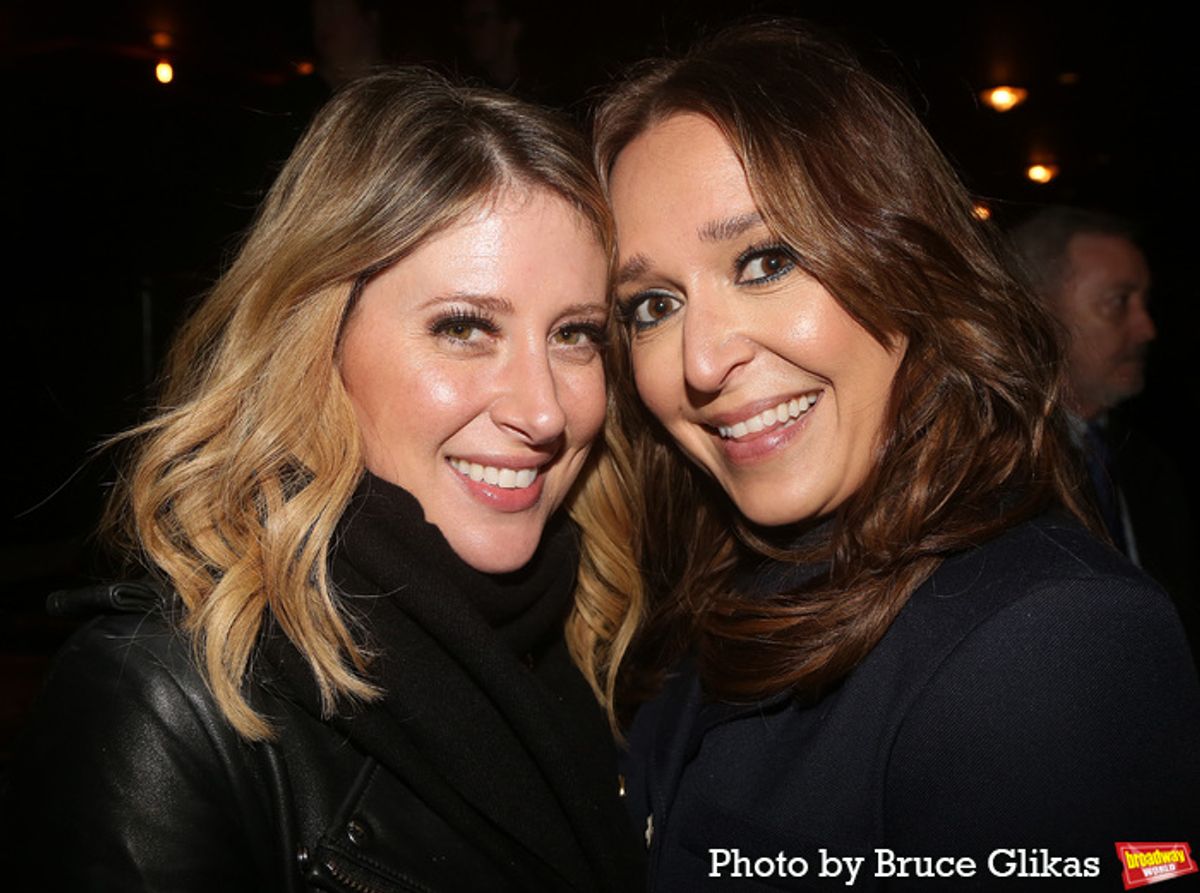 Caissie  Levy and Jessica Vosk at 