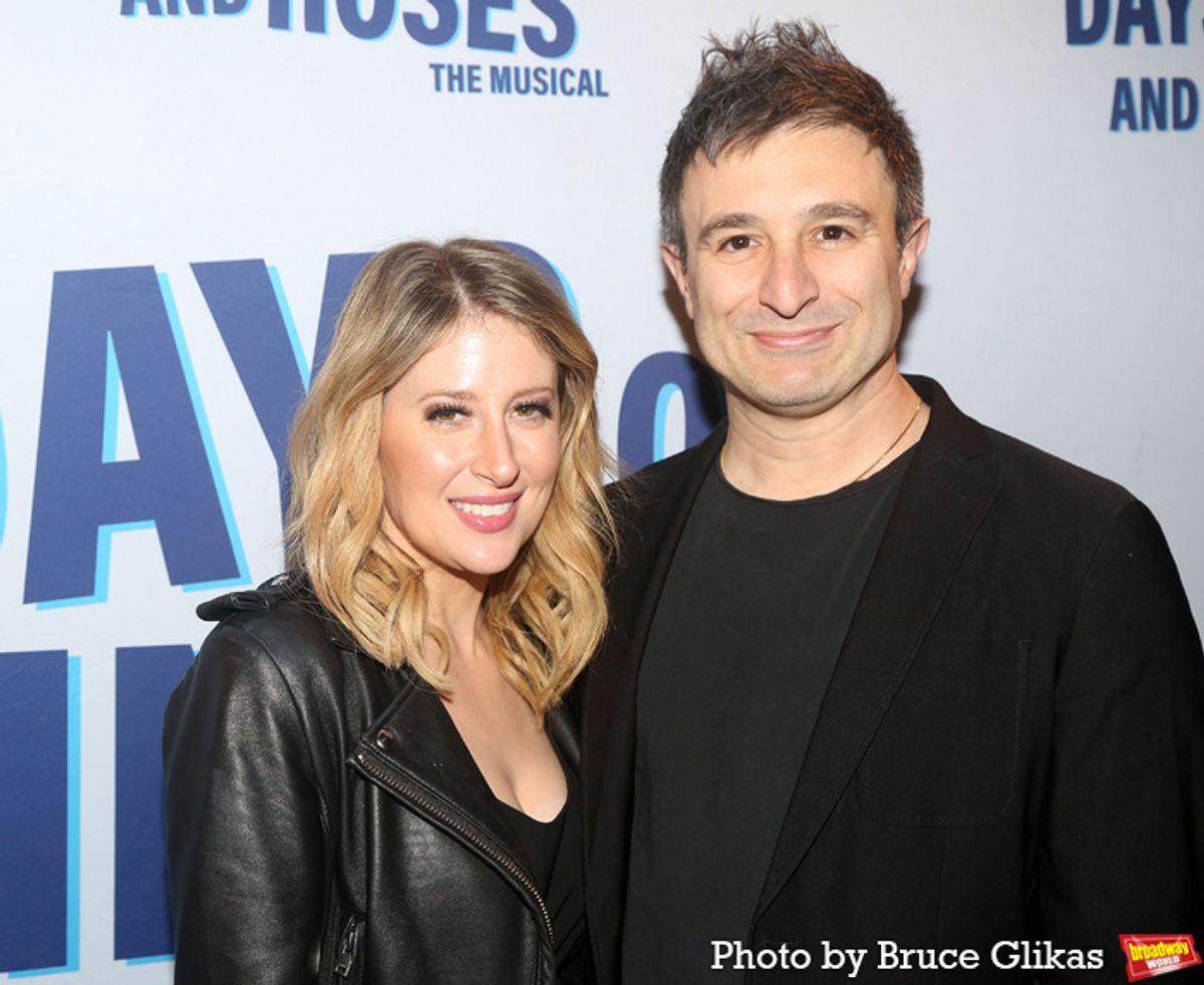 Caissie  Levy and David Reiser at 