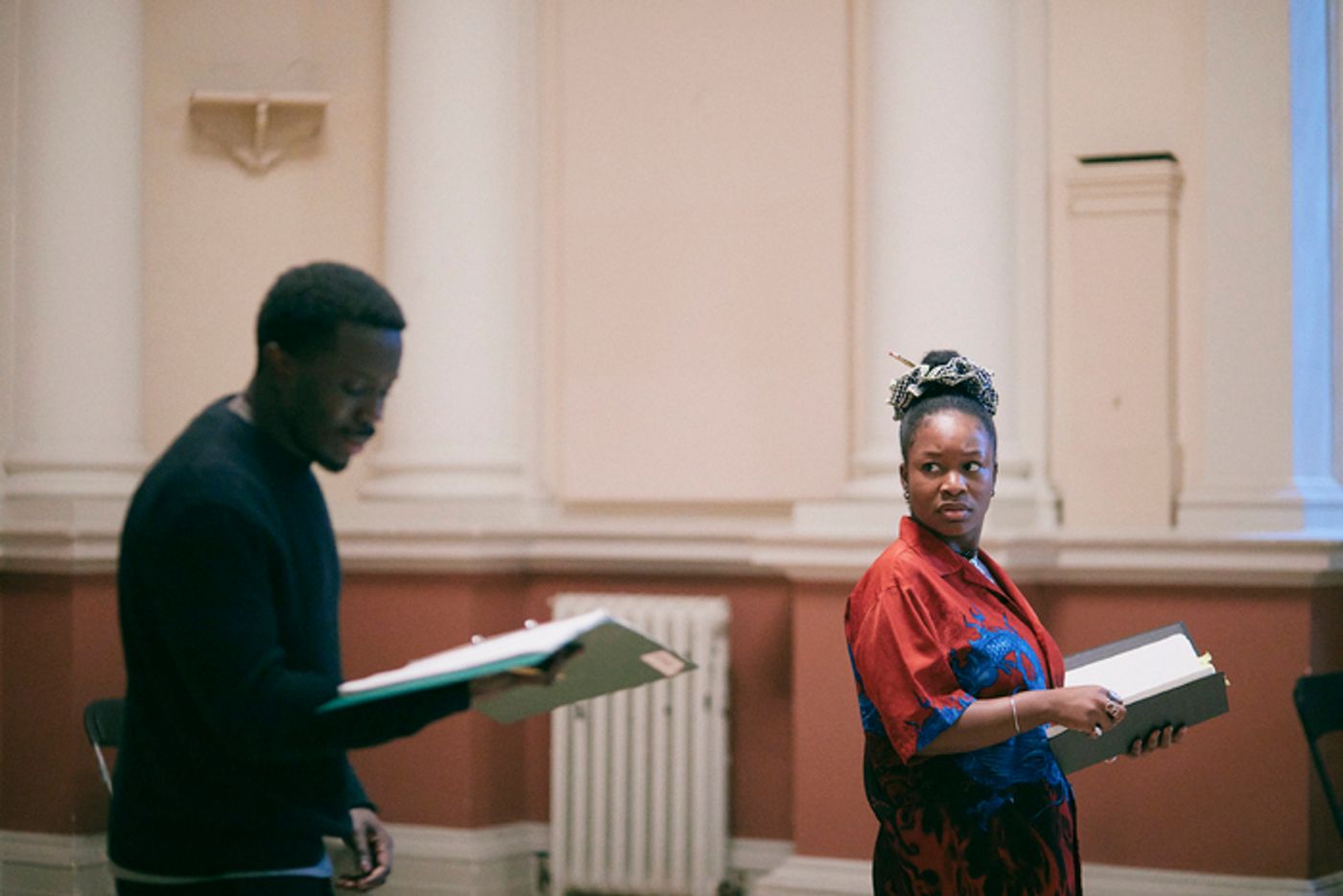 Photos: Go Inside Rehearsal for SAMUEL TAKES A BREAK… at The Yard Theatre  Image