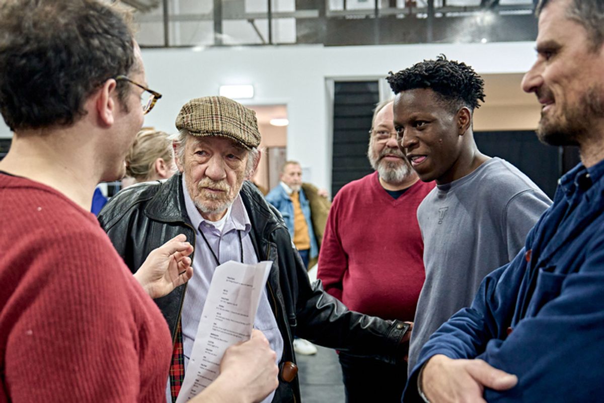 Tobert Icke, Ian McKellen, David Semark, Toheeb Jimoh, Daniel Rabin  at 
