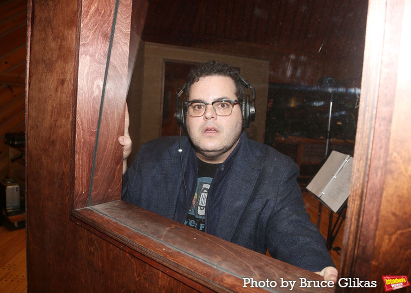 Photos: Andrew Rannells and Josh Gad Record the GUTENBERG! THE MUSICAL! Cast Recording  Image