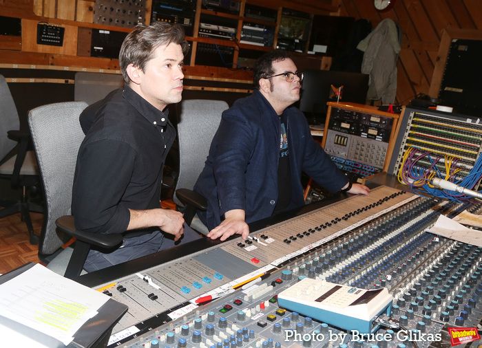 Photos: Andrew Rannells and Josh Gad Record the GUTENBERG! THE MUSICAL! Cast Recording — photo 12 of 13