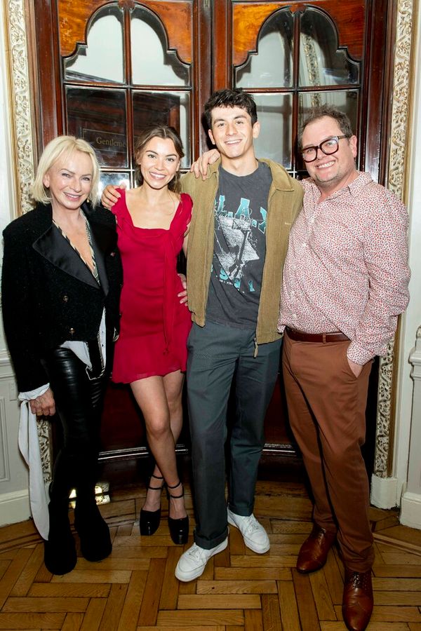 London, UK, Monday, 29th January 2024 Judy Craymer, Stevie Doc,Tobias Turley and Alan Photo